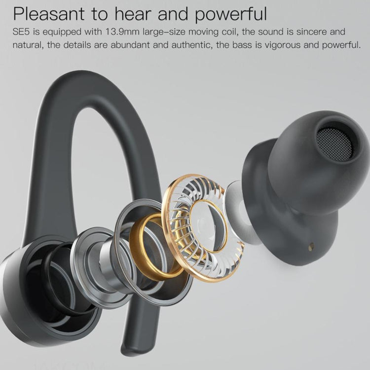 JAKCOM SE5 True Wireless Sport Bluetooth Earphone(Black) - Sport Earphone by JAKCOM | Online Shopping South Africa | PMC Jewellery | Buy Now Pay Later Mobicred