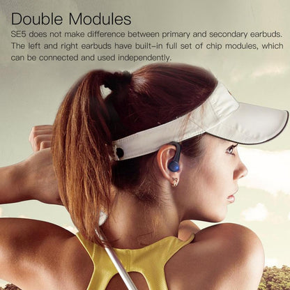 JAKCOM SE5 True Wireless Sport Bluetooth Earphone(Black) - Sport Earphone by JAKCOM | Online Shopping South Africa | PMC Jewellery | Buy Now Pay Later Mobicred