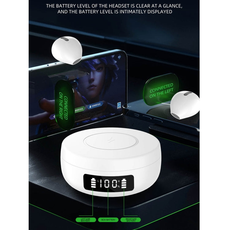 X6WS Mini Noise Reduction Digital Display TWS Wireless Bluetooth Earphone(Skin Color)
