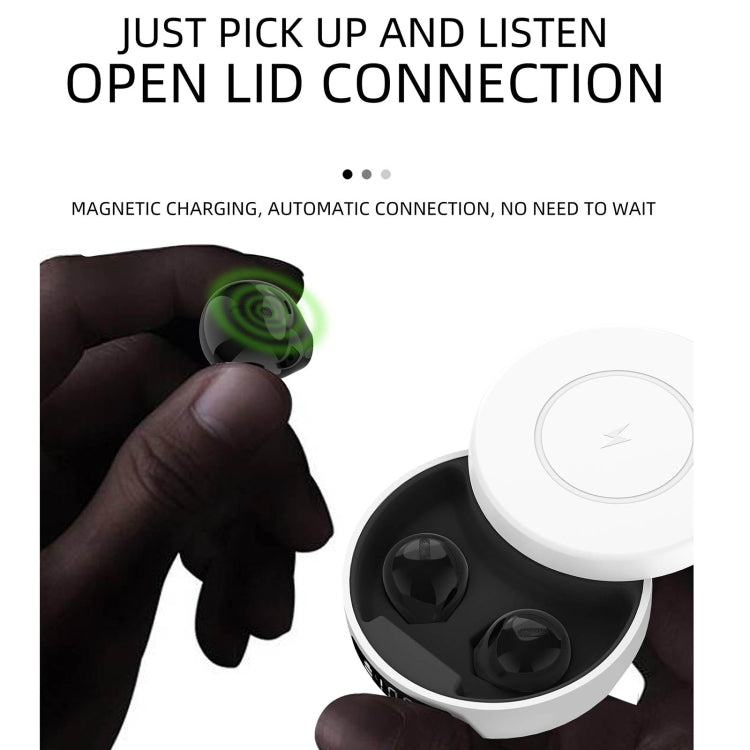 X6WS Mini Noise Reduction Digital Display TWS Wireless Bluetooth Earphone(Skin Color)