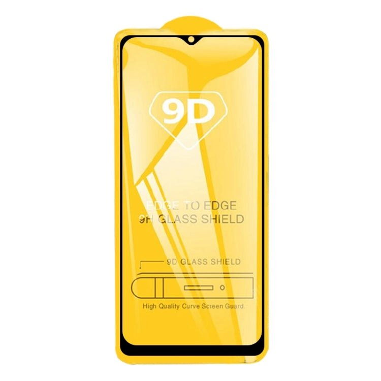 9D Full Glue Screen Tempered Glass Film For Samsung Galaxy A03 / A03 Core