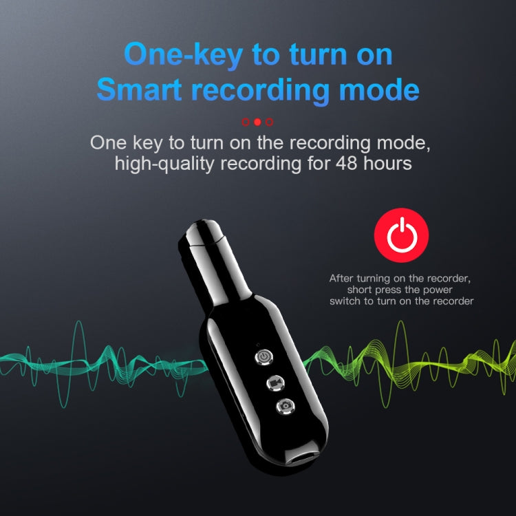 D3 AI Smart High-definition Noise Reduction Voice Recorder, Capacity:32GB(Black) - Recording Pen by PMC TechLife | Online Shopping South Africa | PMC TechLife | Buy Now Pay Later Mobicred