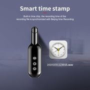 D3 AI Smart High-definition Noise Reduction Voice Recorder, Capacity:32GB(Black)
