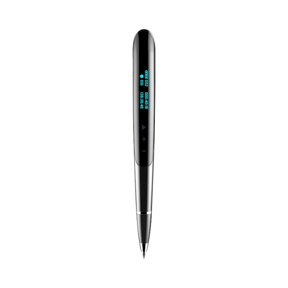 Q9 AI Intelligent High-definition Noise Reduction Conference Recording Pen Voice Control Recorder, Capacity:4GB(Black)