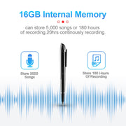 Q9 AI Intelligent High-definition Noise Reduction Conference Recording Pen Voice Control Recorder, Capacity:4GB(Black)
