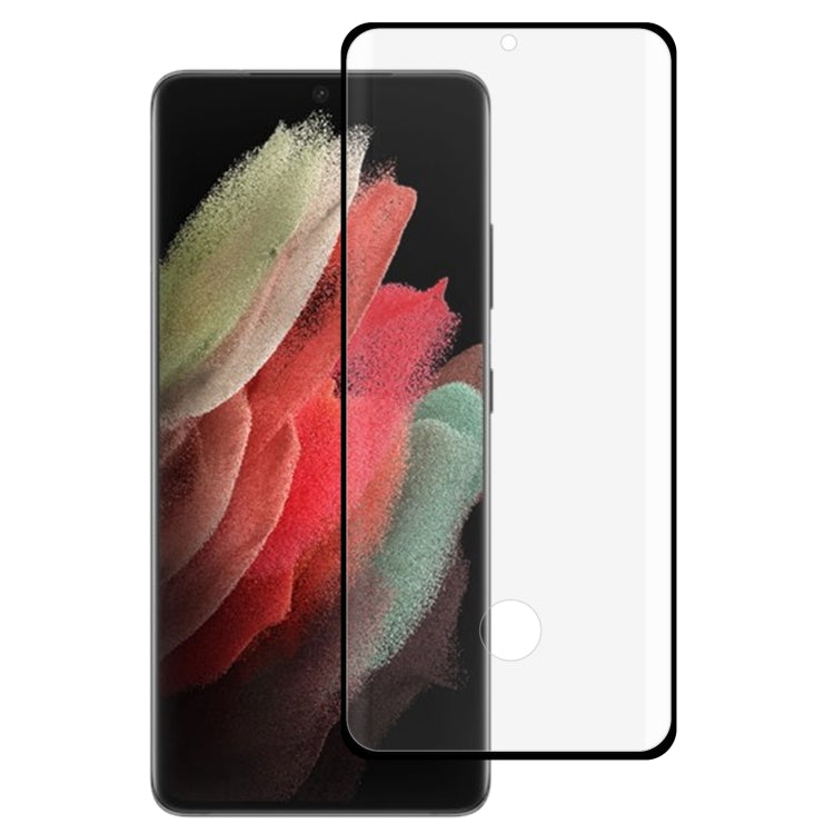 For Samsung Galaxy S22 Ultra 5G Edge Glue 3D Curved Edge Full Screen Tempered Glass Film(Black) - free shipping - PMC TechLife - Order now!