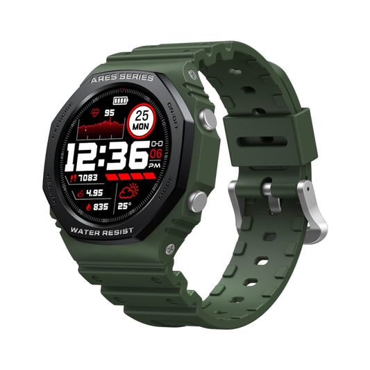 Zeblaze Ares 2 1.09 inch Color Touch Screen 5ATM Waterproof Smart Watch, Support Sleep Monitoring / Heart Rate Monitoring / Blood Pressure Monitoring / Multi-sports Mode(Green) - free shipping - PMC Jewellery - Order now!