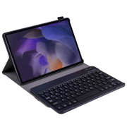 A08 Ultra-thin Bluetooth Keyboard Leather Case For Samsung Galaxy Tab A8 2021 SM-X205 / SM-X200(Black)