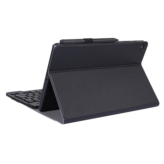 A08 Ultra-thin Bluetooth Keyboard Leather Case For Samsung Galaxy Tab A8 2021 SM-X205 / SM-X200(Black)
