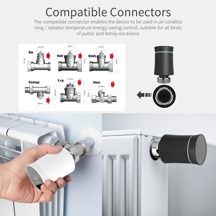 BRT-100 LED Display Temperature Control Valve(Grey)
