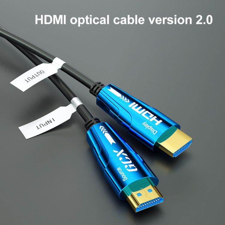 HDMI 2.0 Male to HDMI 2.0 Male 4K HD Active Optical Cable, Cable Length:15m - Audio Optical Cables by PMC TechLife | Online Shopping South Africa | PMC TechLife