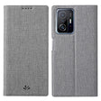 For Xiaomi Mi 11T / 11T Pro ViLi DMX Series Shockproof Magnetic Flip Leather Case(Grey) - Xiaomi Cases by ViLi | Online Shopping South Africa | PMC TechLife | Buy Now Pay Later Mobicred