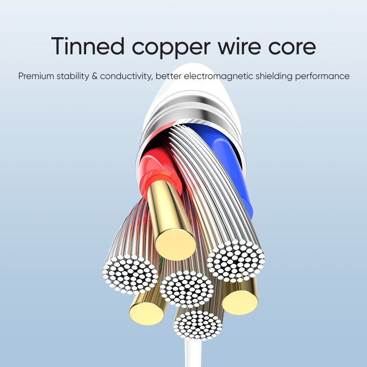 JOYROOM S-H142 4 in 1 8 Pin to SD / TF Card + 8 Pin Charge + USB Interface OTG Camera Reader Adapter(White) - Converter & Adapter by JOYROOM | Online Shopping South Africa | PMC TechLife | Buy Now Pay Later Mobicred