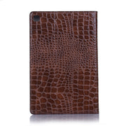 For Samsung Galaxy Tab A7 Lite T220/T225 Crocodile Texture Leather Tablet Case(Brown)