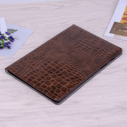 For Samsung Galaxy Tab A7 Lite T220/T225 Crocodile Texture Leather Tablet Case(Brown)