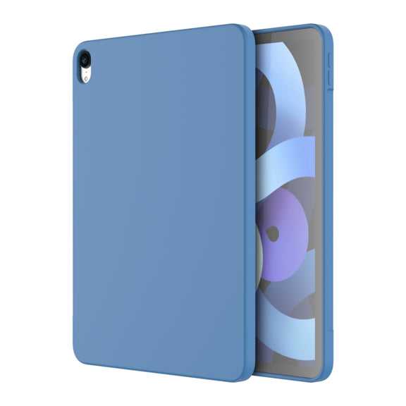 For iPad Air 11 2024 / Air 2022 /  Air 2020 10.9 Mutural Silicone Microfiber Tablet Case(Light Blue)