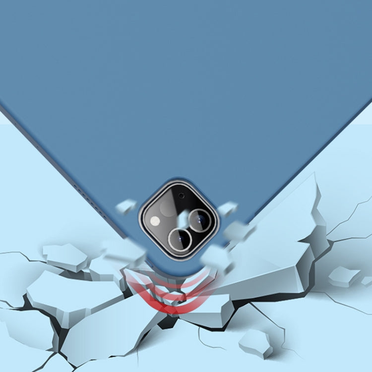 For iPad Pro 11 inch 2022 / 2021 / 2020 Mutural Silicone Microfiber Tablet Case(Light Blue) - free shipping - PMC TechLife - Order now!