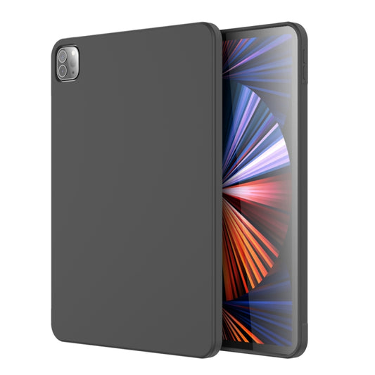 For iPad Pro 12.9 inch 2022 / 2021 / 2020 Mutural Silicone Microfiber Tablet Case(Black) - free shipping - PMC Jewellery - Order now!