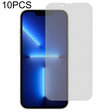 For iPhone 16e / 13 / 13 Pro 10pcs Transparent Frosted Full Screen Tempered Glass Film - iPhone 13 Tempered Glass by PMC TechLife | Online Shopping South Africa | PMC TechLife | Buy Now Pay Later Mobicred