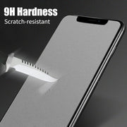 For iPhone 16e / 13 / 13 Pro 10pcs Transparent Frosted Full Screen Tempered Glass Film