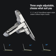 NILLKIN Bolster Plus Sticky Three-speed Adjustable Zinc Alloy Laptop Holder(Space Gray)