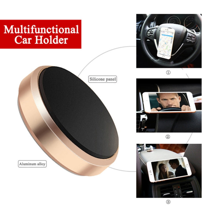A8 Car Magnetic Phone Holder(Rose Gold) - Car Holders by PMC TechLife | Online Shopping South Africa | PMC TechLife