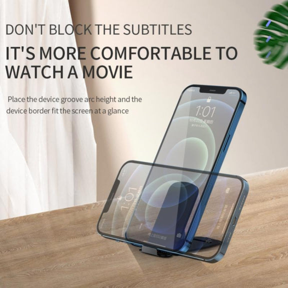 Aluminum Alloy Folding Phone Holder(Black)