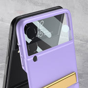 For Samsung Galaxy Z Flip3 5G GKK Ultra-thin Full Coverage Phone Case with Wristband(Green)