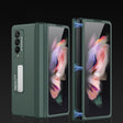 For Samsung Galaxy Z Fold3 5G GKK Magnetic Full Coverage Phone Flip Case with Holder(Dark Green) - free shipping - PMC TechLife - Order now!