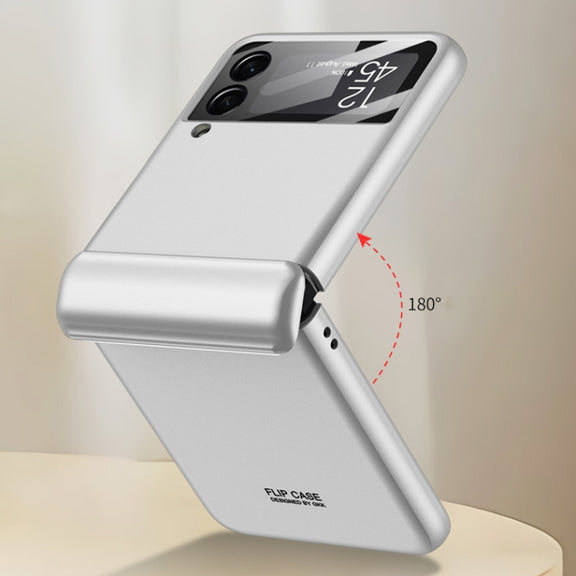 For Samsung Galaxy Z Flip3 5G GKK Magnetic Hinge Full Coverage Phone Case(Black)
