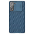 For Samsung Galaxy S22+ 5G NILLKIN Black Mirror Pro Series Camshield Phone Case(Blue) - free shipping - PMC TechLife - Order now!