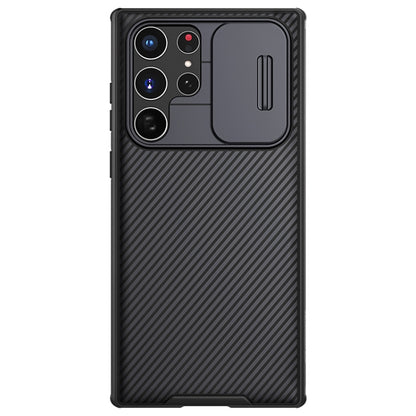 For Samsung Galaxy S22 Ultra 5G NILLKIN Black Mirror Pro Series Camshield Phone Case(Black) - free shipping - PMC Jewellery - Order now!