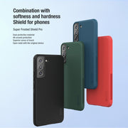 For Samsung Galaxy S22 5G NILLKIN Super Frosted Shield Pro PC + TPU Phone Case(Black)