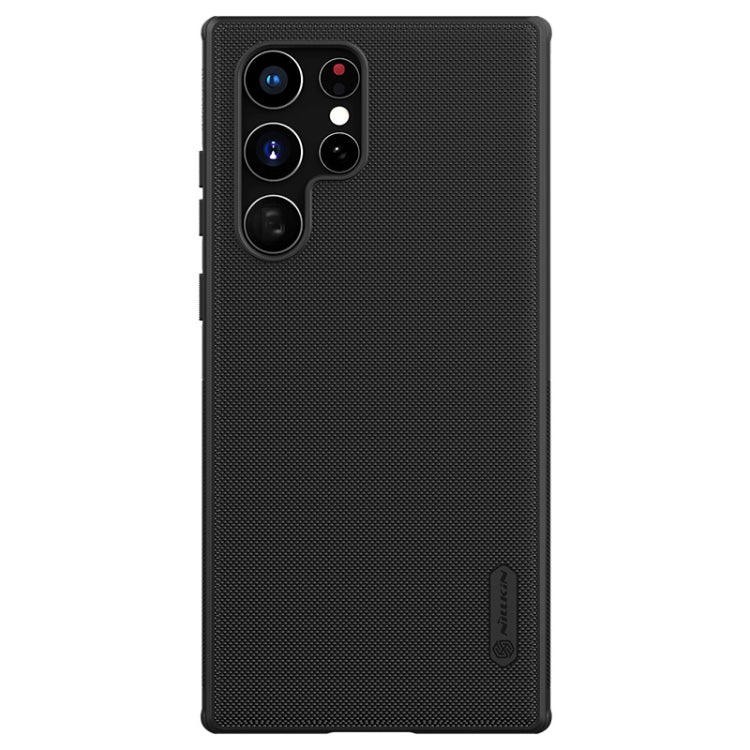 For Samsung Galaxy S22 Ultra 5G NILLKIN Super Frosted Shield Pro PC + TPU Phone Case(Black) - Galaxy S22 Ultra 5G Cases by NILLKIN | Online Shopping South Africa | PMC TechLife | Buy Now Pay Later Mobicred