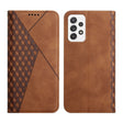 For Samsung Galaxy A33 5G Skin Feel Magnetic Leather Phone Case(Brown) - Galaxy Phone Cases by PMC TechLife | Online Shopping South Africa | PMC TechLife | Buy Now Pay Later Mobicred