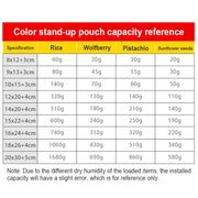 100 PCS/Set Matte Aluminum Foil Snack Stand-up Pouch, Size:18x26+4cm(White)