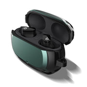 Bumblebee Armor Earphone Protective Case with Hook For Beats Studio Buds(Green + Yellow)