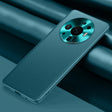 For Xiaomi Mi 12 Ultra 5G Plain Skin Leather Phone Case(Cyan) - Xiaomi Cases by GKK | Online Shopping South Africa | PMC TechLife