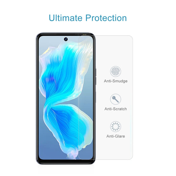 10 PCS 0.26mm 9H 2.5D Tempered Glass Film For Tecno Camon 18