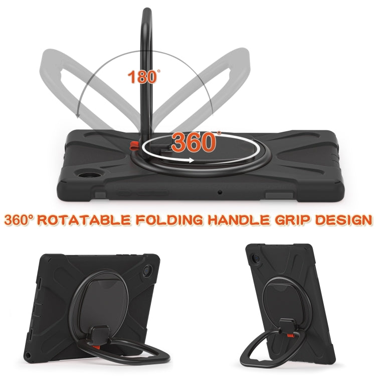 For Samsung Galaxy Tab A8 10.5 2021 Silicone + PC Tablet Case(Black + Black) - free shipping - PMC Jewellery - Order now!