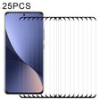 25 PCS 9H HD 3D Curved Edge Tempered Glass Film For Xiaomi 12X / 12 / 12S (Black) - 12 Tempered Glass by PMC TechLife | Online Shopping South Africa | PMC TechLife