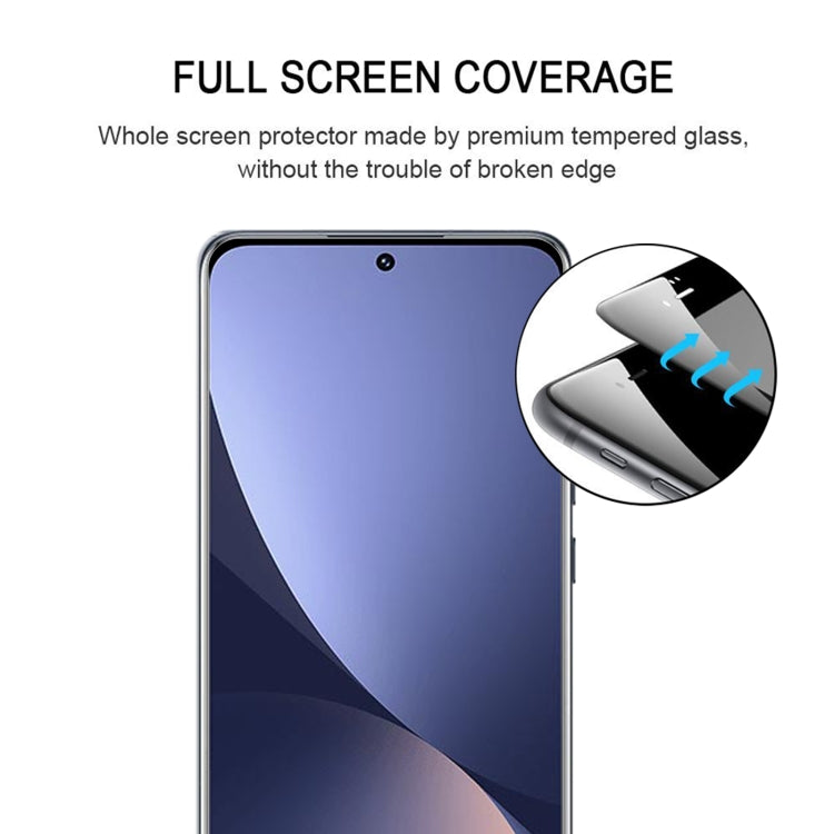 25 PCS 9H HD 3D Curved Edge Tempered Glass Film For Xiaomi 12X / 12 / 12S (Black) - 12 Tempered Glass by PMC TechLife | Online Shopping South Africa | PMC TechLife