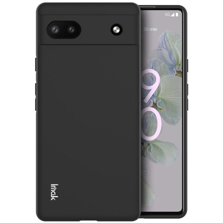 For Google Pixel 6a imak UC-3 Series Shockproof Frosted TPU Phone Case(Black) - Google Cases by imak | Online Shopping South Africa | PMC TechLife | Buy Now Pay Later Mobicred