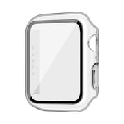 imak PC Case with Tempered Glass Film For Apple Watch Series 8 / 7 45mm(Transparent) - Watch Cases by imak