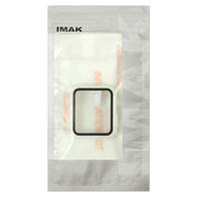 imak PC Case with Tempered Glass Film For Apple Watch Series 8 / 7 45mm(Transparent) - Watch Cases by imak