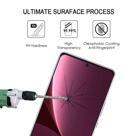 25 PCS 9H HD 3D Curved Edge Tempered Glass Film For Xiaomi 12 Pro/ 12S Pro / 12 Pro Dimensity(Black)