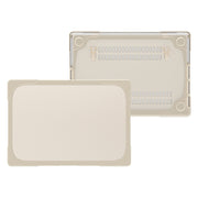 TPU + PC Two Color Laptop Protective Case For MacBook Pro 14.2 inch A2442 2021(Khaki)