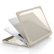 TPU + PC Two Color Laptop Protective Case For MacBook Pro 14.2 inch A2442 2021(Khaki)