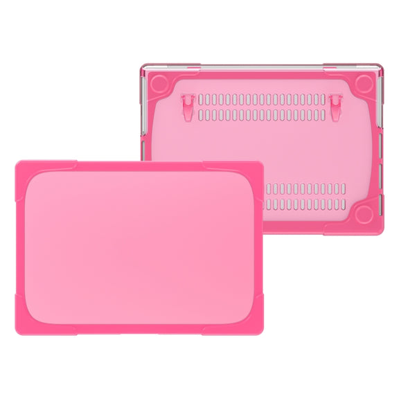 TPU + PC Two Color Laptop Protective Case For MacBook Pro 14.2 inch A2442 2021(Rose Red)