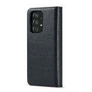 For Samsung Galaxy A53 5G DG.MING Crazy Horse Texture Detachable Magnetic Leather Phone Case(Black)